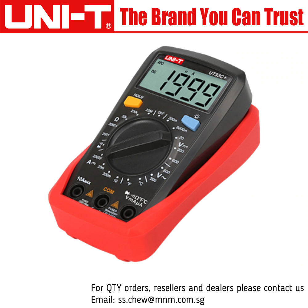 [HCM]UNI-T UT33B+ UT33C+ UT33D+ UT33A+ Palm Size Multimeter