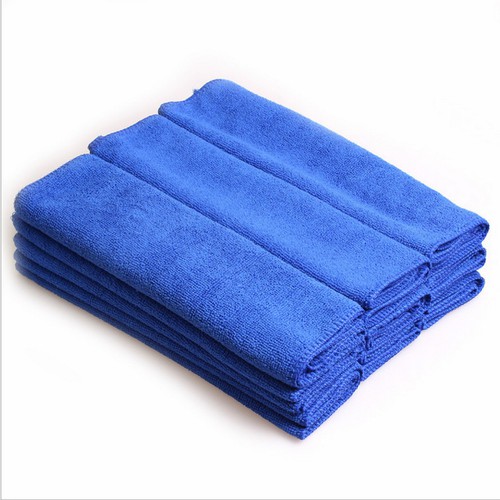 [30x60cm] Khăn lau xe ô tô microfiber xanh siêu thấm hút