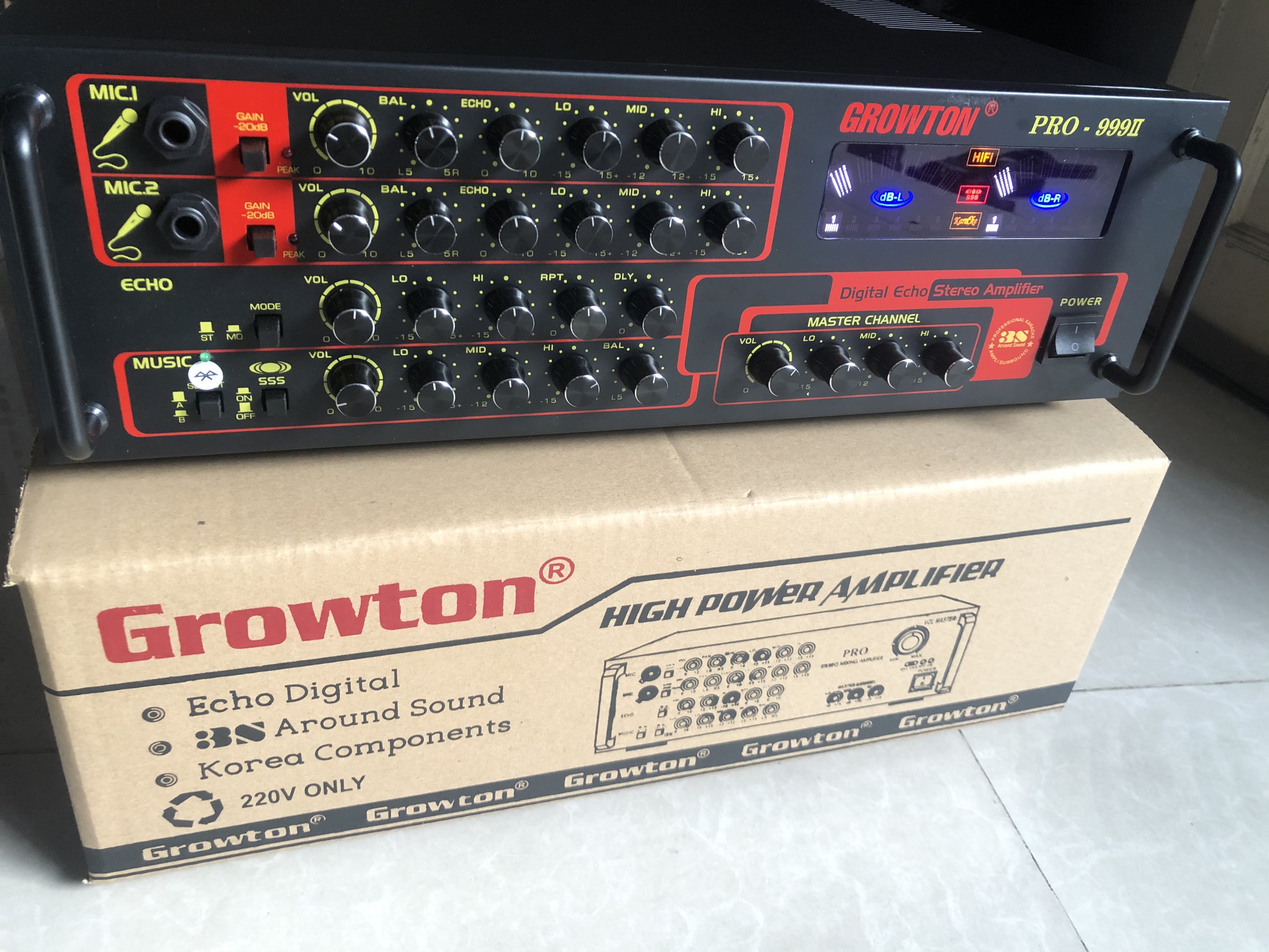 Amply Growton Pro-999II 12 sò - Bluetooth