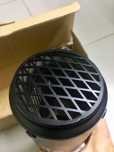 Pô Sc Đen Lưới miệng 60mm Cho Xe Phân Khối Lớn