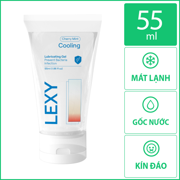 [Chai 55ml] Gel bôi trơn bạc hà mát lạnh - Lexy Cooling  | GUNSHOP