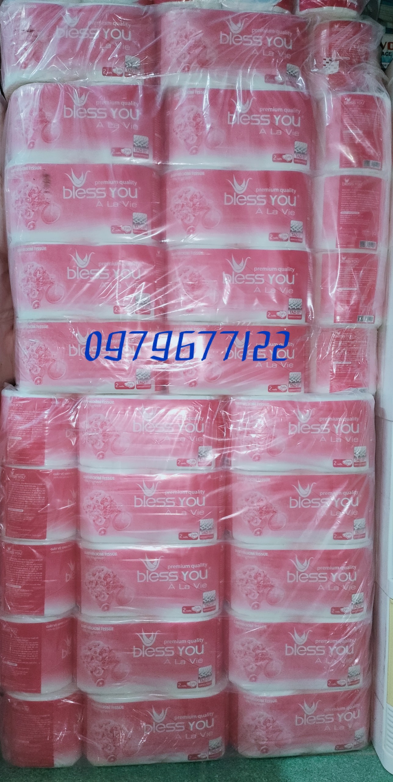 [HCM]giấy vệ sinh bless you Lốc 10 Cuộn