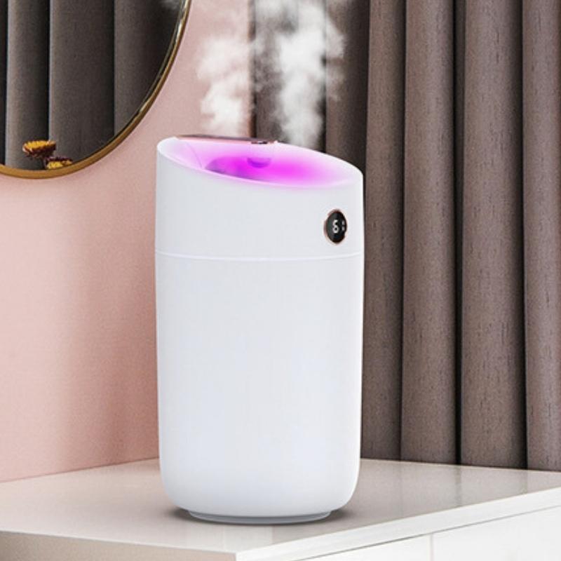 Máy Xông Tinh Dầu Phòng Ngủ Dung Tích 3000ml Máy Khuếch Tán Tinh Dầu Thơm Phòng 2 Vòi Kép Giúp Tỏa Hương Thơm Mát Đuổi Muỗi, Đuổi Côn Trùng