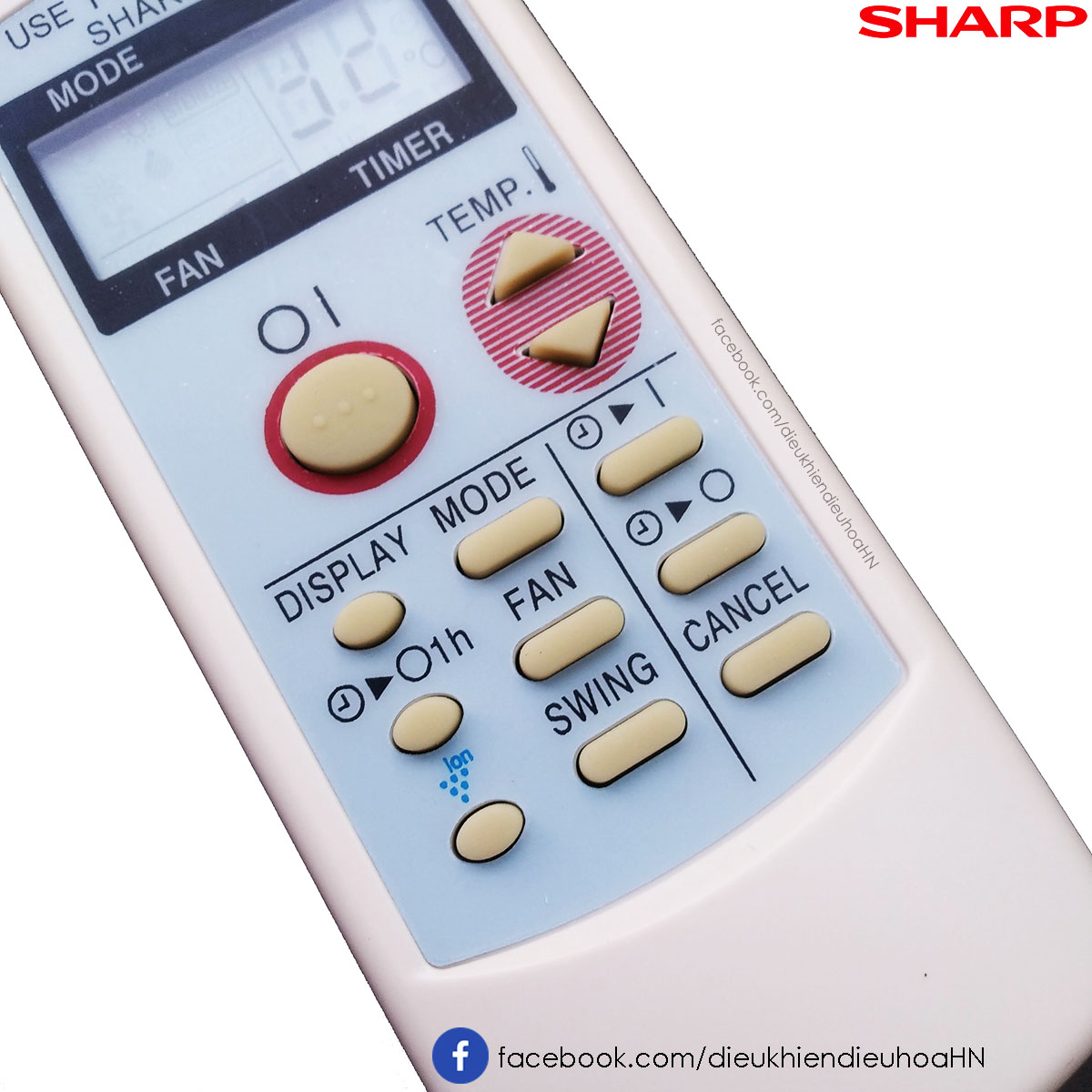 Remote điều khiển điều hòa máy lạnh Sharp 2 chiều