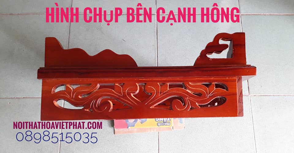 Bàn thờ treo tường Hoa Sen 50cm