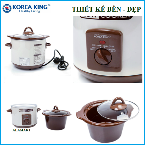 [HCM]NỒI TIỀM KOREA KING PSC-30GL (3.0l)