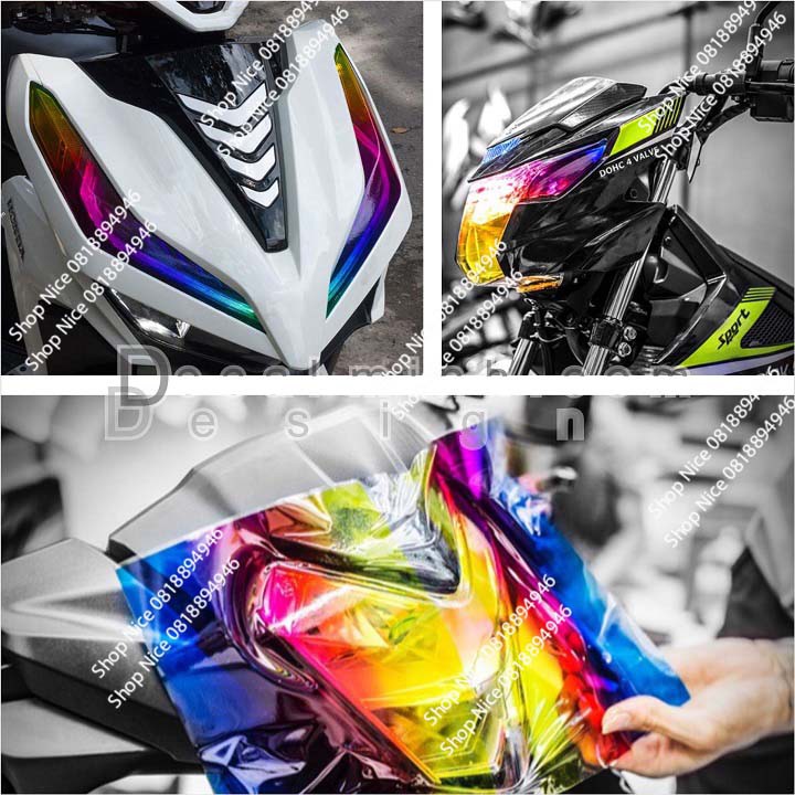 Decal dán pha đèn xe máy ô tô Khổ 60cm