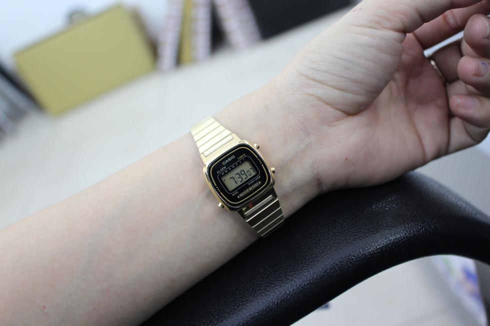 Đồng hồ nữ Casio Anh Khuê LA670WGA-1DF