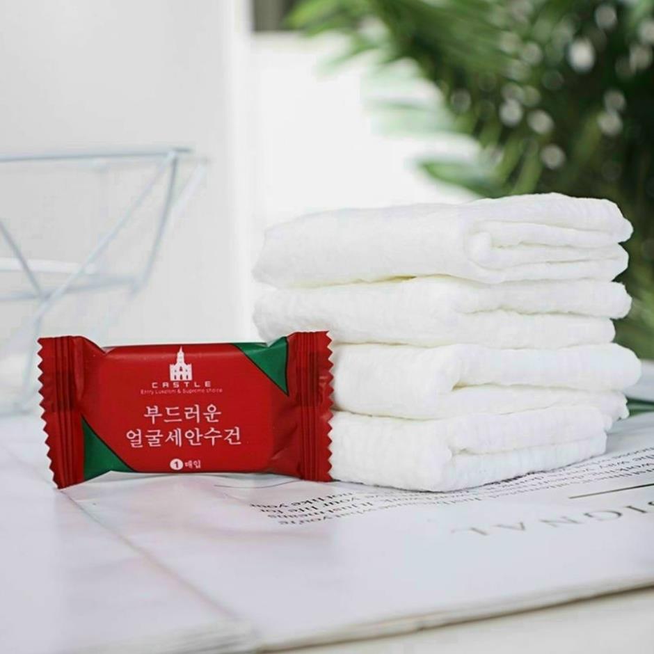 Bịch 20 khăn giấy nén hàn quốc