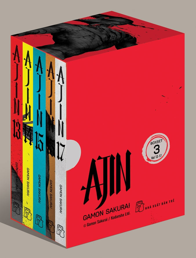 Fahasa - ajin - boxset số 3 - tặng kèm bookmark