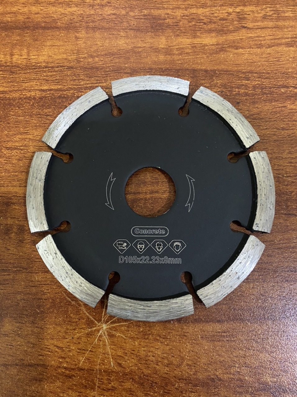 lưỡi cắt bê tông, lưỡi cắt rãnh chữ V (D105x22,23x8mm),(D115x22.23x12mm)