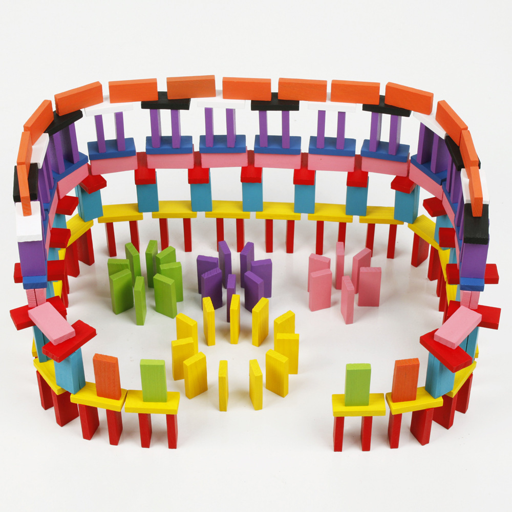 Bộ 100 domino bằng gỗ (bộ đồ chơi)