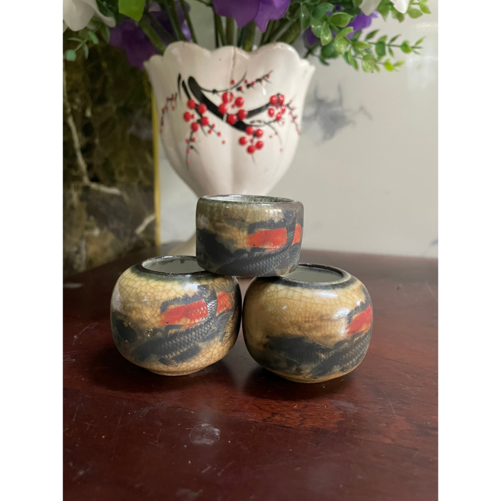 Cóng chim chào mào, Men rạn tàu