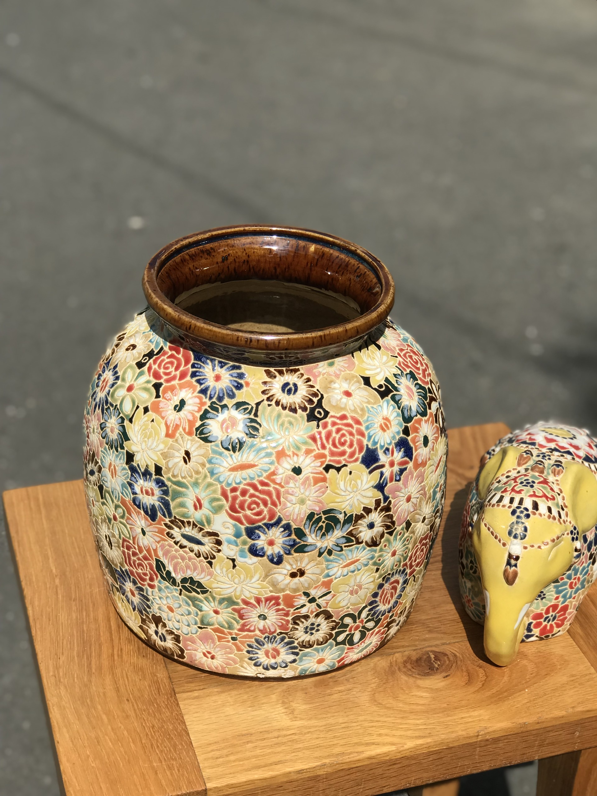 Bình Chóe Bách Hoa Gốm Sứ Nam Bộ HN 28cm
