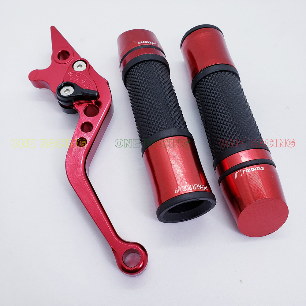 [COMBO 2 MÓN] Bao tay cầm xe máy gù xéo rizoma, tay thắng phanh xe wave, sirius, dream, mẫu cao cấp, màu đỏ, ONE RACING