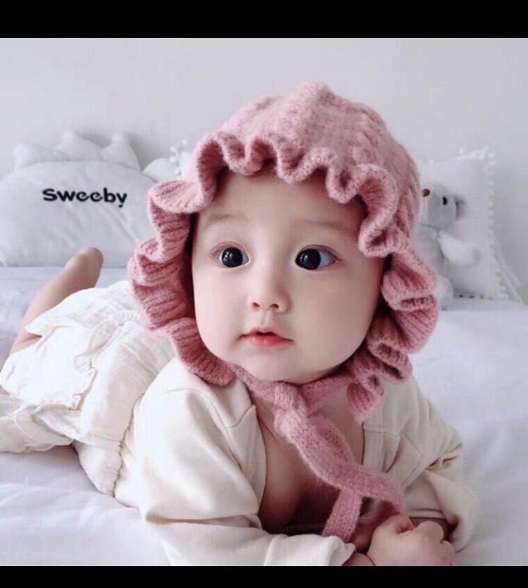 Mũ len tai bèo cho bé ( SỈ LẺ ĐỒ SƠ SINH BEBONG86)