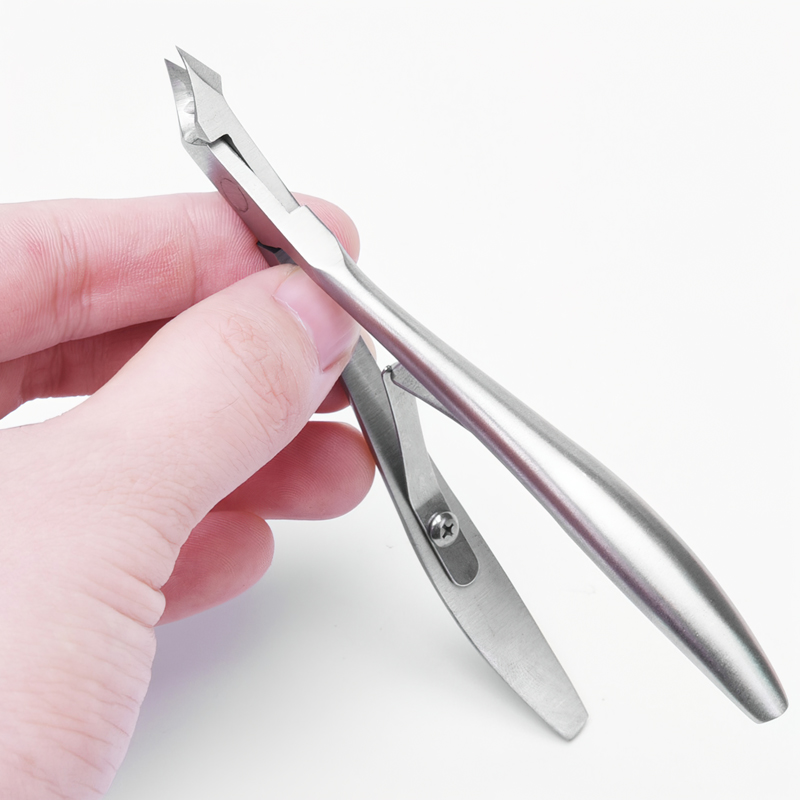 Kềm Cắt Da Thép Không Gỉ KỀM NGHĨA chuyên nghiệp xi mạ cao cấp Nail kềm đầu tròn