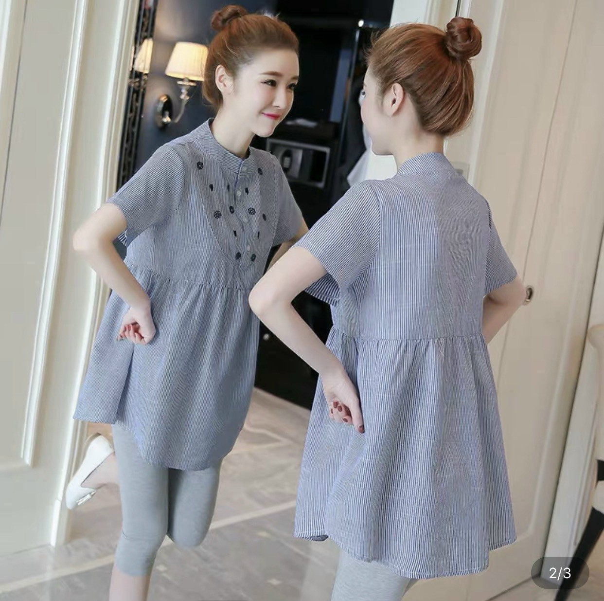 Áo bầu lụa hàn quốc siêu mềm mát