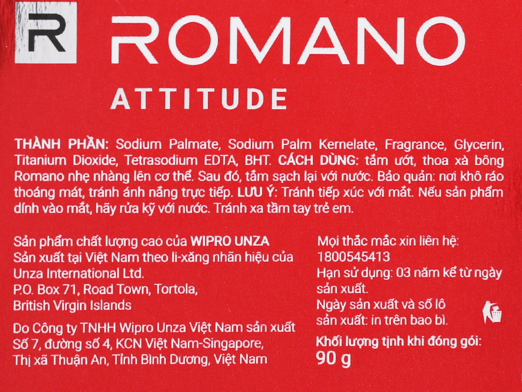 Xà bông thơm Romano 90g