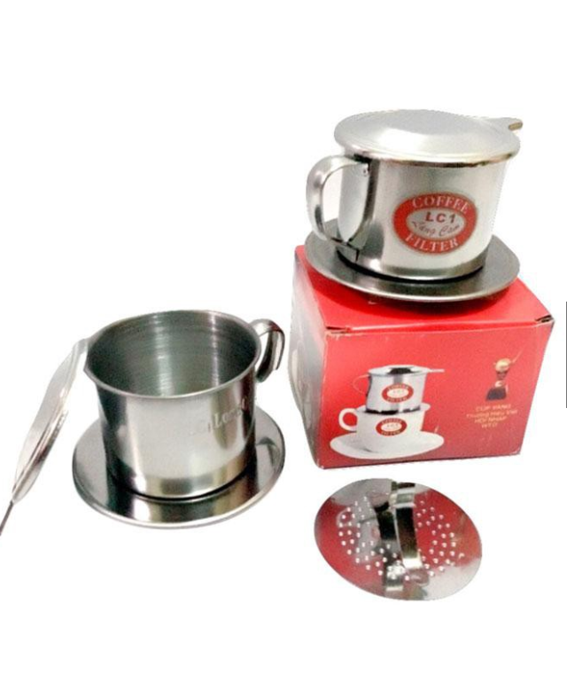 Phin Cafe Phin Pha Cà phê Inox - Fin Cà Phê- size 7cm