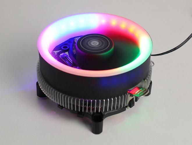FAN CASE Quạt tản nhiệt CPU Cooler S6 -LED RGB - AMD-INTEL