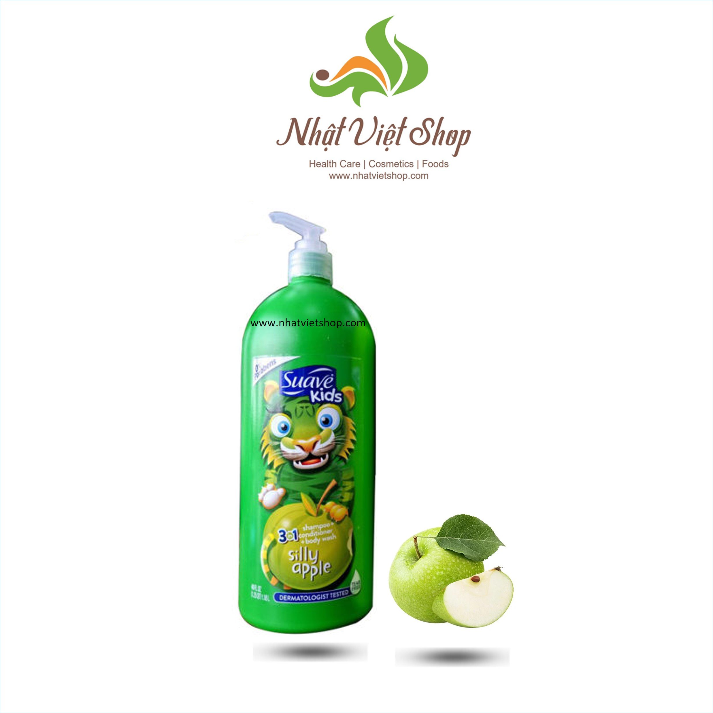 Sữa tắm trẻ em 3 trong 1 Suave 1180ml Mỹ
