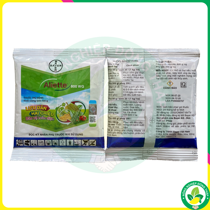 Thuốc Trừ Bệnh Aliette 800 WG (gói 100g)