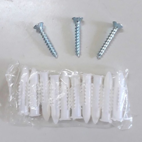 Bộ 10 vít tắc kê nhựa,kèm vít (tắc kê nhựa 10mm+vít 6x50mm)