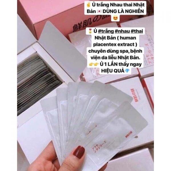 Mặt Nạ Ủ Trắng Nhau Thai- Mờ Thâm- Trắng Da