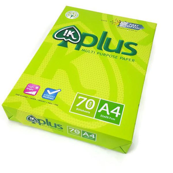 [HCM]Giấy in IK Plus A4 70gsm 1 Ream