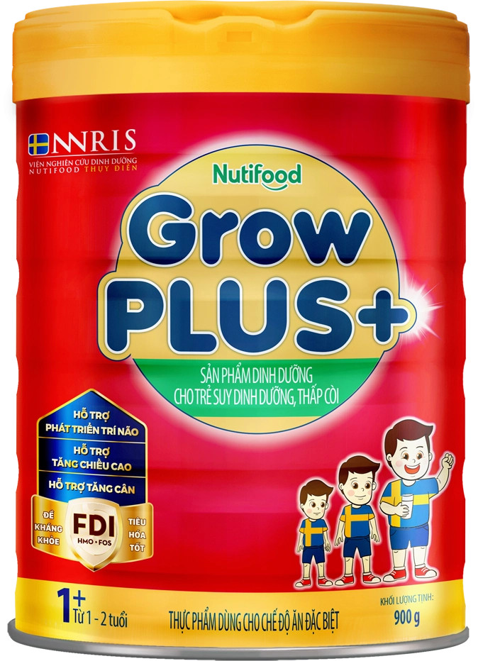 Sữa bột Nuti GrowPlus đỏ 1+ / 2+ 850g