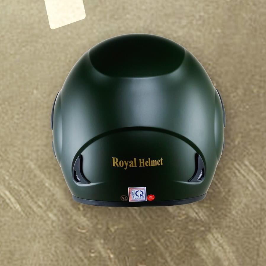 [HCM]NÓN BẢO HIỂM CAO CẤP ROYAL M01 XANH LÍNH