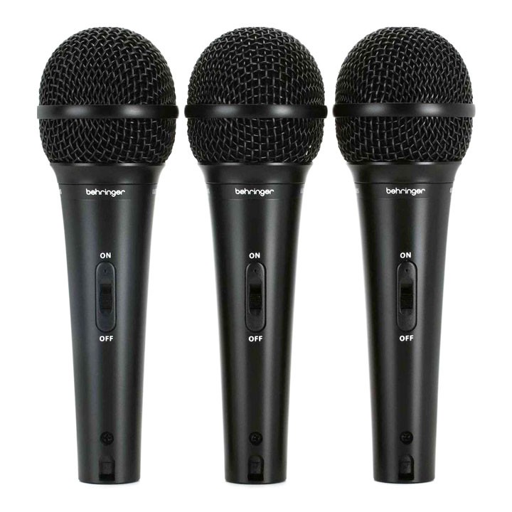 Bộ 3 Micro sân khấu, KARAOKE, biểu diễn  Behringer XM1800S