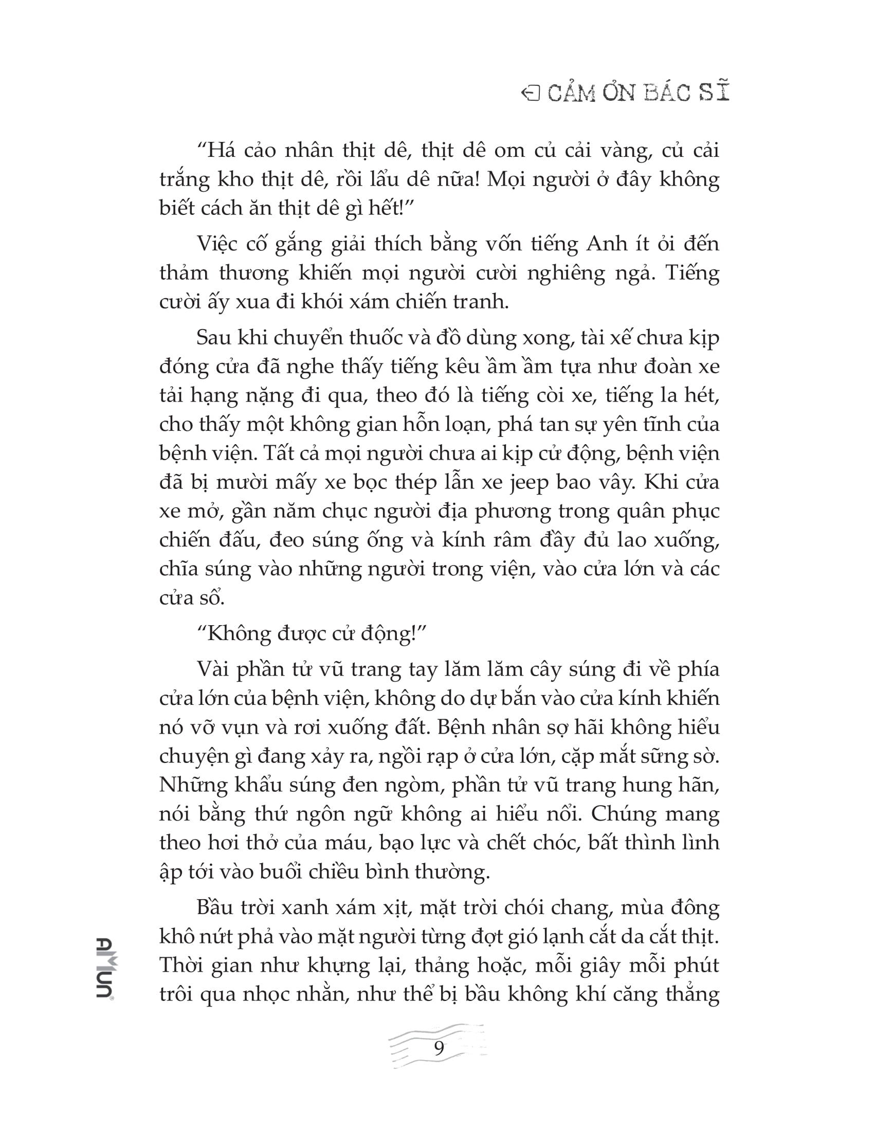 Fahasa - Cảm Ơn Bác Sĩ