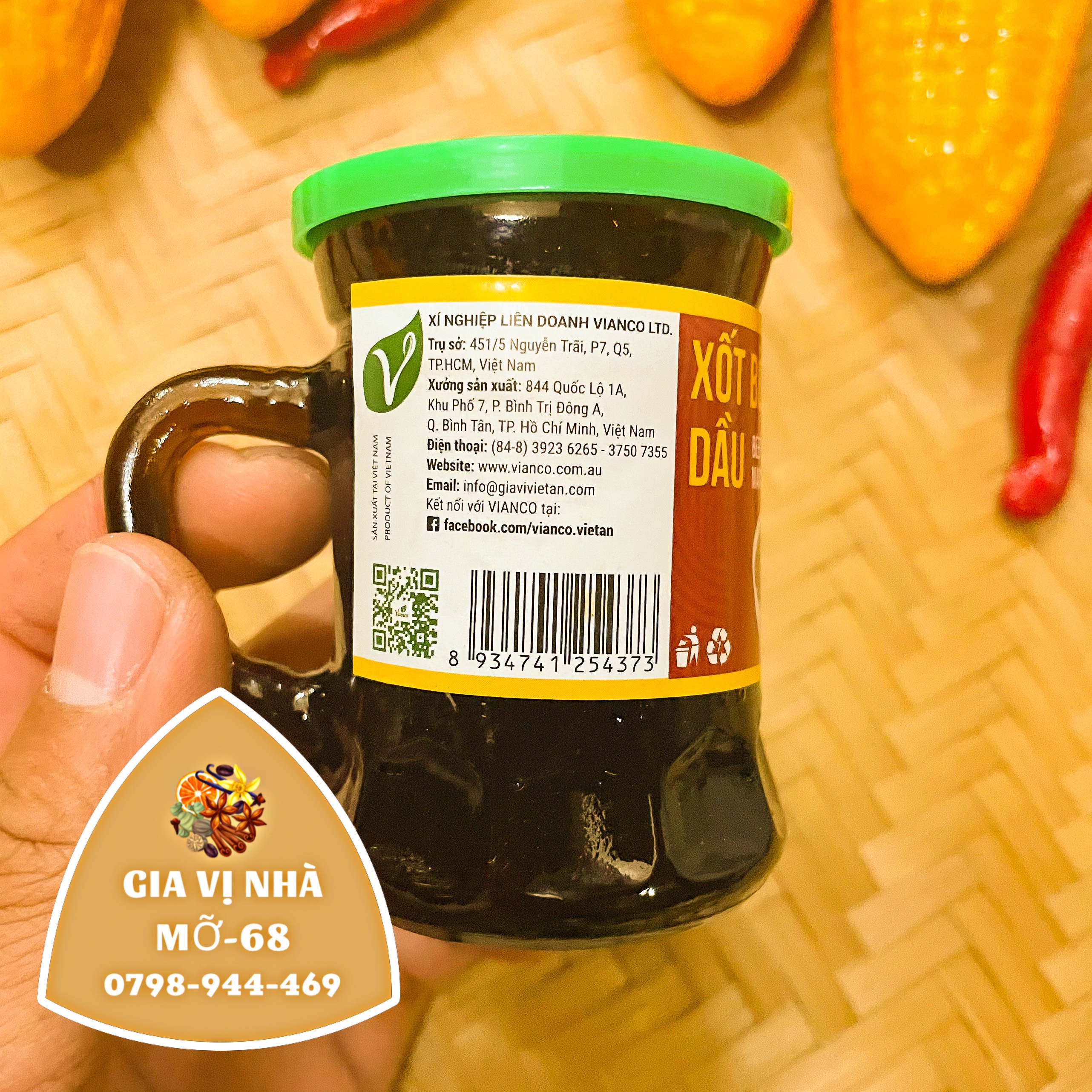BÒ KHO DẦU VIANCO - HỦ 50GR