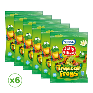 6 gói kẹo dẻo hình con ếch nhân thạch Vidal 100g gói thumbnail