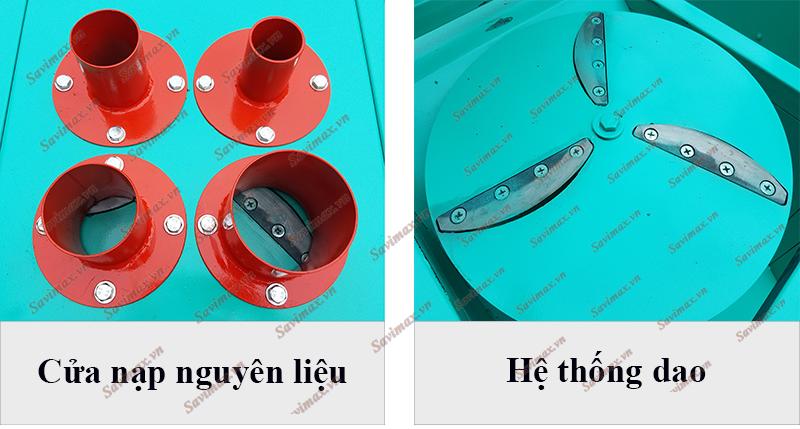 Máy cắt cây thuốc 4 cửa chưa động cơ TK51