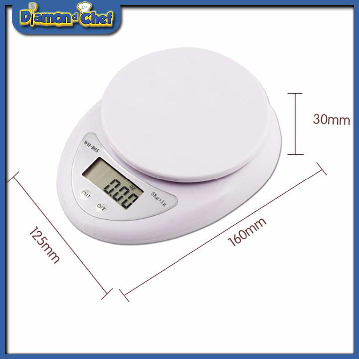 Cân điện tử mini WH-B05 5kg (Cân nhà bếp)