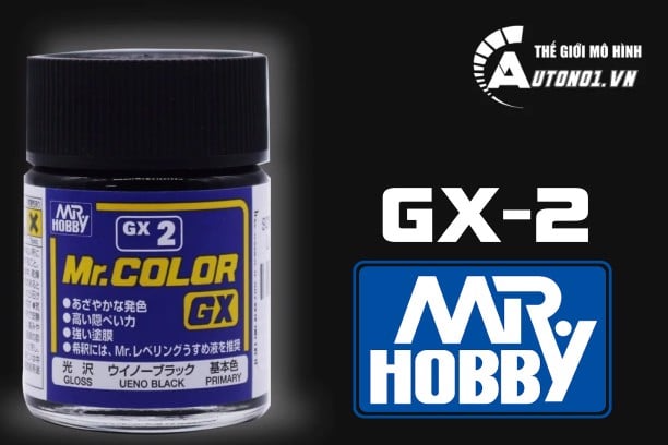 Lacquer ( GX1 ~ GX6 ) màu cơ bản - sơn mô hình 18ml Mr.hobby-Mr.Color