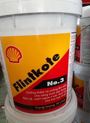 Sơn chống thấm màu đen Shell flinkote3 cho hồ cá