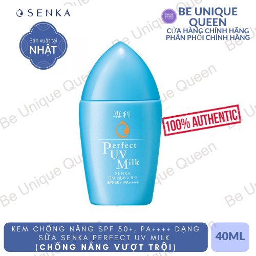 Kem chống nắng dạng sữa Senka Perfect UV Milk 40ml
