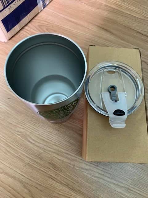 LY GIỮ NHIỆT STARBUCKS BẠC