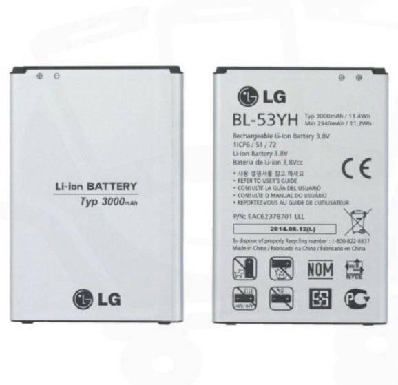 Pin lg 53yh / g3 / f400 / d830 / d850 / d851 / d855 / vs985