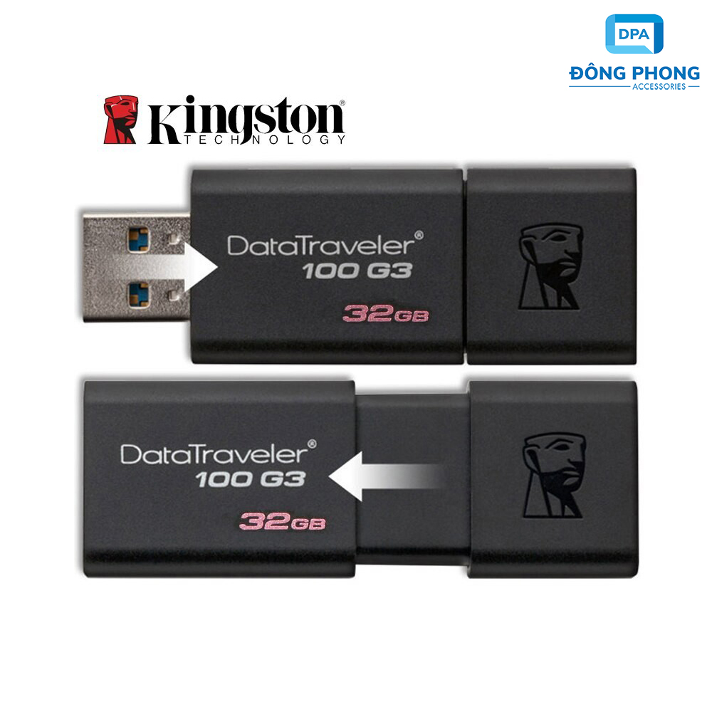USB 3.0 Kingston 32GB DT100G3 Tốc Độ Cao