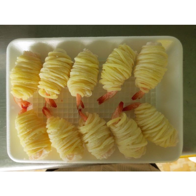 Tôm cuộn khoai tây 10 con (giao tphcm )