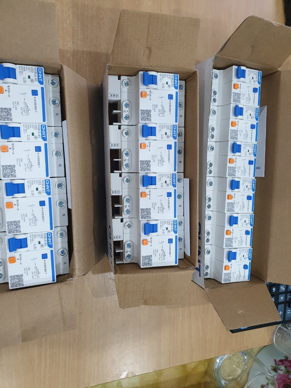 Át chống giật NXNBLE 1P+N 32A chint