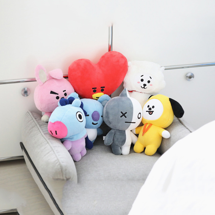 gấu bông BTS BT 21-đầy đủ các thành viên