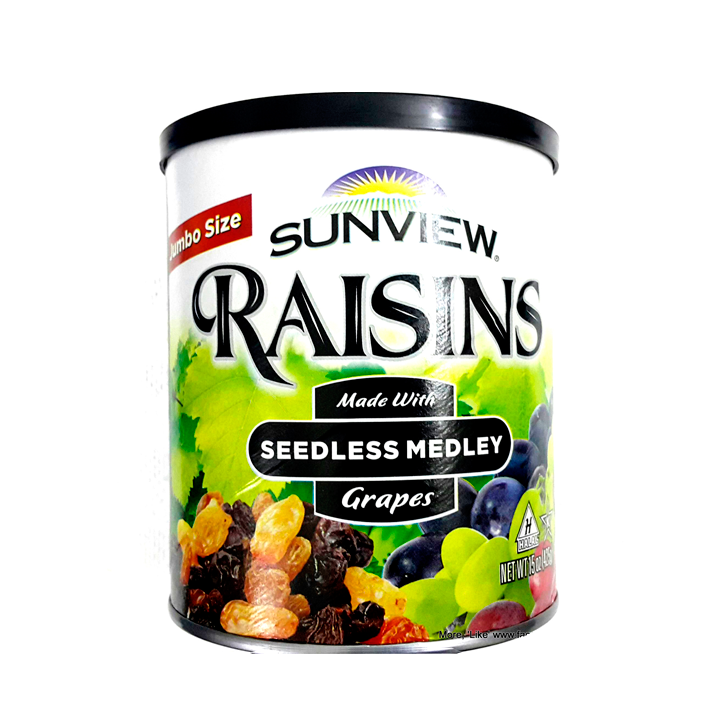 Nho khô sunview raisin hộp 425gram trái to bự - mỹ