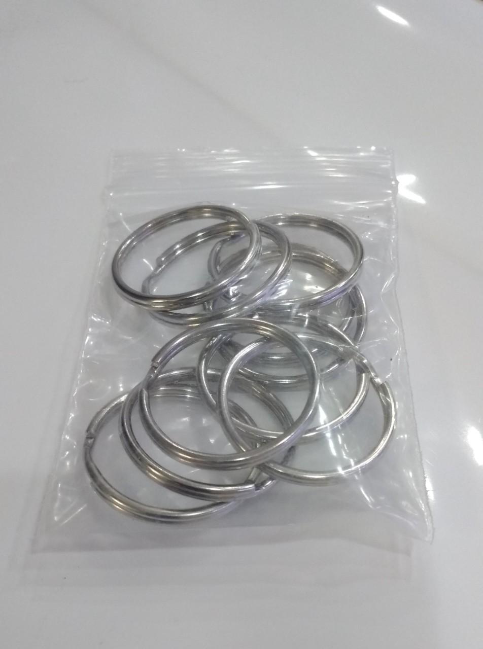 [HCM]Vòng Móc Chìa Khóa Thép 25mm (10 Cái)