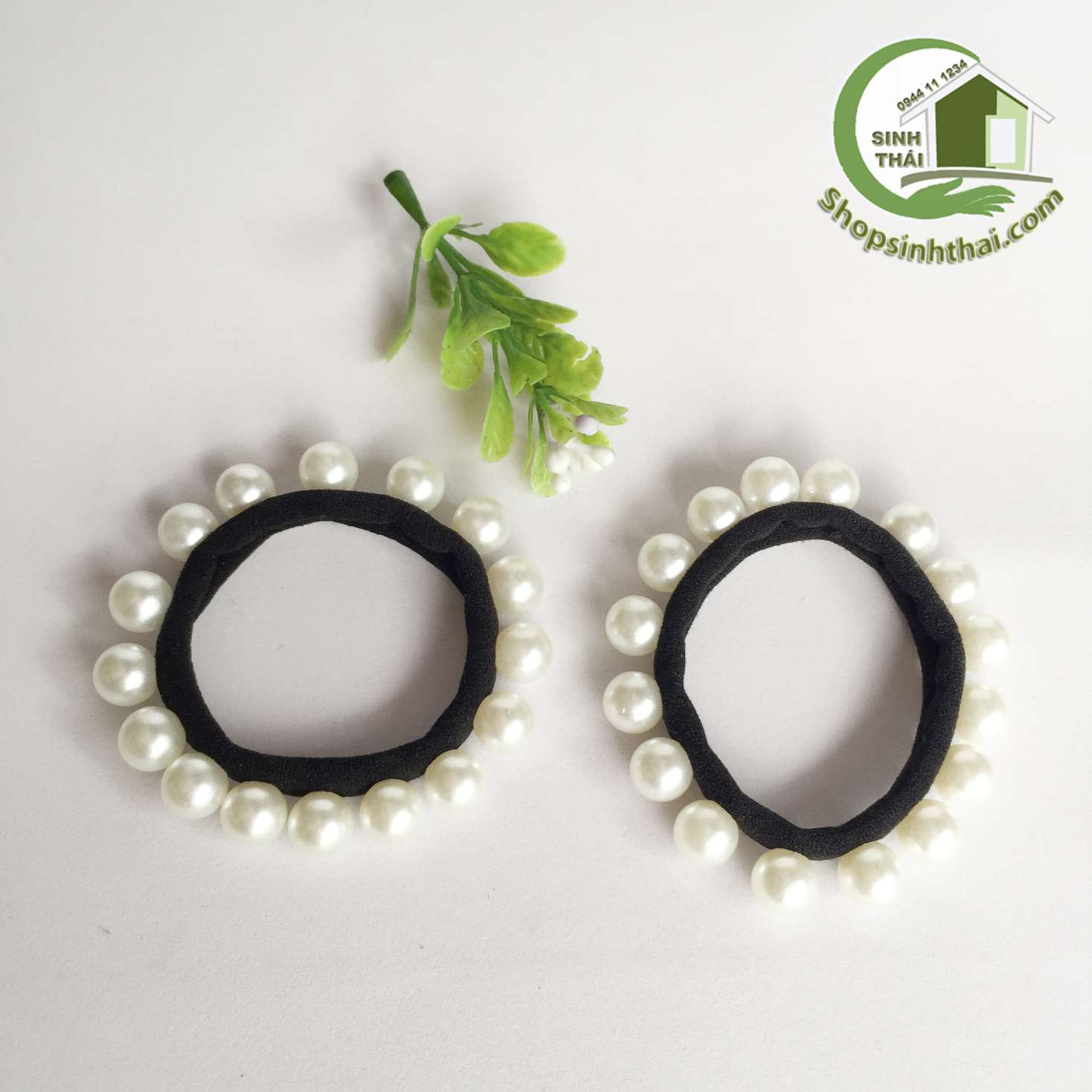 [HCM]Dây thun cột tóc đính ngọc trai